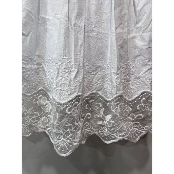 Cato White‎ Sleeveless Lace Women’s Dress  Braided Brown Belt Size 12 - Picture 3 of 13